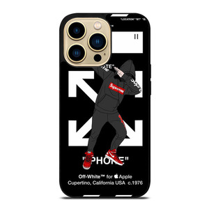 OFF WHITE DAB SUPREME iPhone 14 Pro Max Case OFF WHITE DAB SUPREME iPhone 14 Pro Max Case