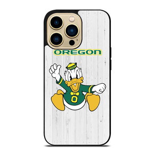 OREGON DUCKS WOODEN LOGO iPhone 14 Pro Max Case OREGON DUCKS WOODEN LOGO iPhone 14 Pro Max Case