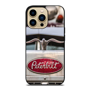 PETERBILT TRUCK METAL EMBLEM iPhone 14 Pro Max Case PETERBILT TRUCK METAL EMBLEM iPhone 14 Pro Max Case