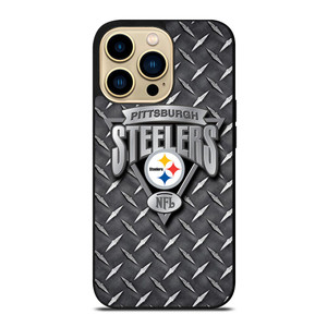 PITTSBURGH STEELERS METAL LOGO iPhone 14 Pro Max Case PITTSBURGH STEELERS METAL LOGO iPhone 14 Pro Max Case