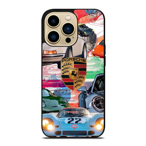 PORSCHE COLLAGE POSTER iPhone 14 Pro Max Case PORSCHE COLLAGE POSTER iPhone 14 Pro Max Case