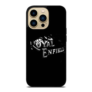 ROYAL ENFIELD BLACK TANK METAL LOGO iPhone 14 Pro Max Case ROYAL ENFIELD BLACK TANK METAL LOGO iPhone 14 Pro Max Case