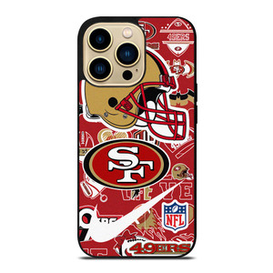 SAN FRANCISCO 49ERS NFL STICKER BOMB iPhone 14 Pro Max Case SAN FRANCISCO 49ERS NFL STICKER BOMB iPhone 14 Pro Max Case