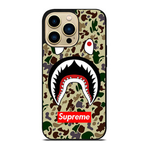 SHARK CAMO BATHING APE SUPREME iPhone 14 Pro Max Case SHARK CAMO BATHING APE SUPREME iPhone 14 Pro Max Case