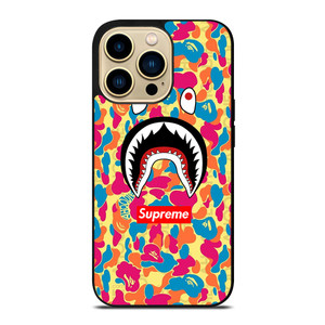SUPREME BAPE CAMO COLOR FULL iPhone 14 Pro Max Case SUPREME BAPE CAMO COLOR FULL iPhone 14 Pro Max Case