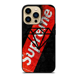 SUPREME DIAMOND SUPPLY CO BLACK iPhone 14 Pro Max Case
