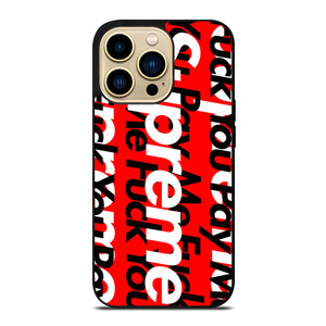 SUPREME PAY ME FUCK YOU iPhone 14 Pro Max Case SUPREME PAY ME FUCK YOU iPhone 14 Pro Max Case