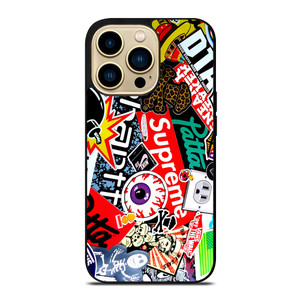 SUPREME STICKER AND OTHER BRAND iPhone 14 Pro Max Case SUPREME STICKER AND OTHER BRAND iPhone 14 Pro Max Case