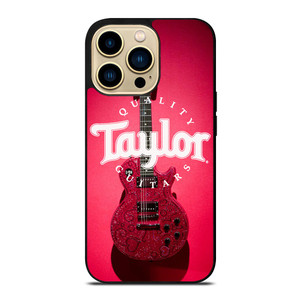 TAYLOR QUALITY GUITARS RED iPhone 14 Pro Max Case TAYLOR QUALITY GUITARS RED iPhone 14 Pro Max Case