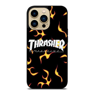 THRASHER SKATEBOARD MAGAZINE FLAME iPhone 14 Pro Max Case