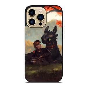TOOTHLESS AND HICCUP ART iPhone 14 Pro Max Case TOOTHLESS AND HICCUP ART iPhone 14 Pro Max Case