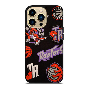 TORONTO RAPTORS LOGO COLLAGE iPhone 14 Pro Max Case