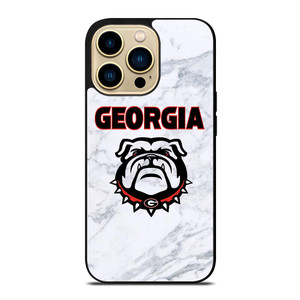UGA GEORGIA BULLDOGS MARBLE LOGO iPhone 14 Pro Max Case