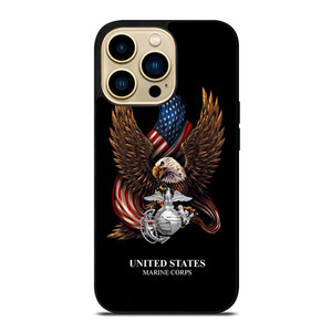 UNITED STATES MARINE CORPS USMC LOGO iPhone 14 Pro Max Case