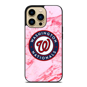 WASHINGTON NATIONALS PINK MARBLE iPhone 14 Pro Max Case WASHINGTON NATIONALS PINK MARBLE iPhone 14 Pro Max Case