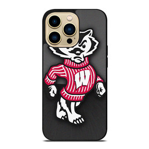 WISCONSIN BADGERS FOOTBALL MASCOT iPhone 14 Pro Max Case