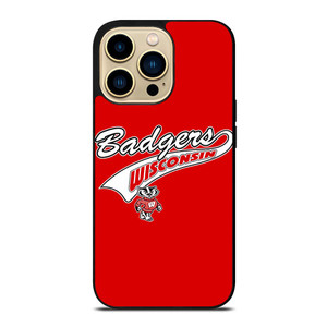 WISCONSIN BADGERS FOOTBALL SYMBOL iPhone 14 Pro Max Case WISCONSIN BADGERS FOOTBALL SYMBOL iPhone 14 Pro Max Case