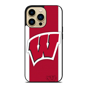 WISCONSIN BADGERS LOGO iPhone 14 Pro Max Case WISCONSIN BADGERS LOGO iPhone 14 Pro Max Case