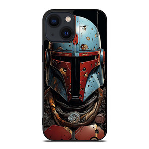 MANDALORIAN HELMET RUSTY iPhone 14 Plus Case MANDALORIAN HELMET RUSTY iPhone 14 Plus Case