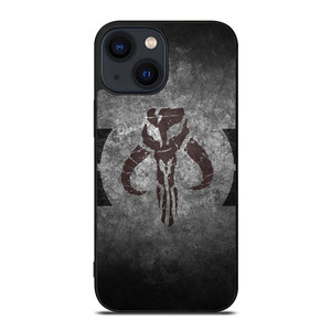 MANDALORIAN STAR WARS HEAD EMBLEM iPhone 14 Plus Case MANDALORIAN STAR WARS HEAD EMBLEM iPhone 14 Plus Case
