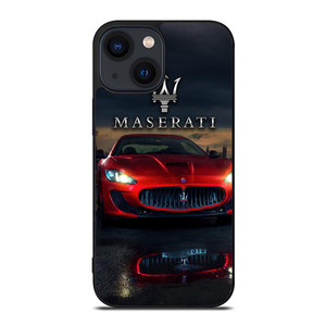 MASERATI RED CAR LOGO iPhone 14 Plus Case