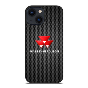 MASSEY FERGUSON METAL LOGO iPhone 14 Plus Case MASSEY FERGUSON METAL LOGO iPhone 14 Plus Case