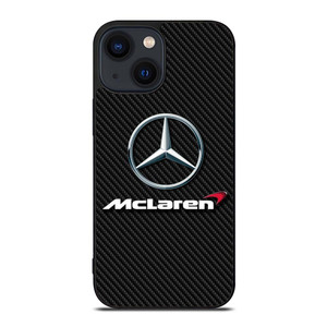 MERCEDES MCLAREN CARBON LOGO iPhone 14 Plus Case