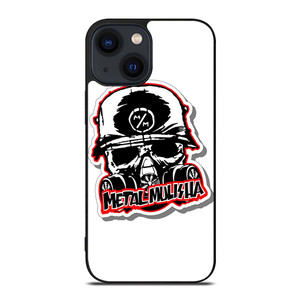METAL MULISHA WHITE LOGO iPhone 14 Plus Case