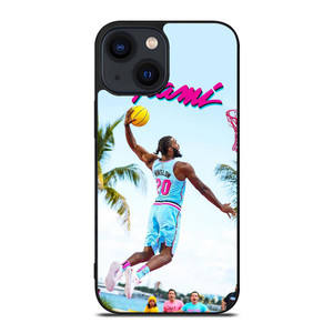 MIAMI HEAT DWYANE WADE DUNK iPhone 14 Plus Case