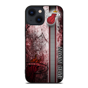 MIAMI HEAT GRUNGE LOGO iPhone 14 Plus Case MIAMI HEAT GRUNGE LOGO iPhone 14 Plus Case