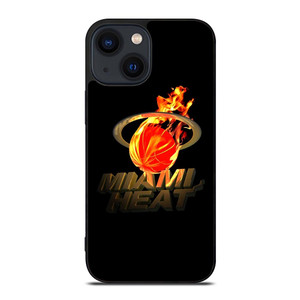 MIAMI HEAT LOGO ART iPhone 14 Plus Case