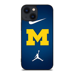 MICHIGAN WOLVERINES NIKE JORDAN iPhone 14 Plus Case