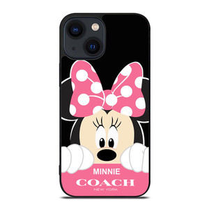 MINNIE MOUSE PINK COACH NEW YORK iPhone 14 Plus Case