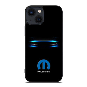 MOPAR CAR BLUE SYMBOL iPhone 14 Plus Case MOPAR CAR BLUE SYMBOL iPhone 14 Plus Case
