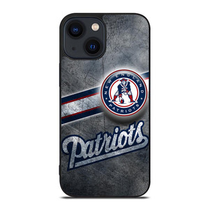 NEW ENGLAND PATRIOTS FOOTBALL LOGO iPhone 14 Plus Case