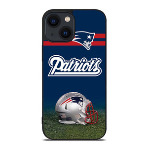 NEW ENGLAND PATRIOTS HELMET LOGO iPhone 14 Plus Case