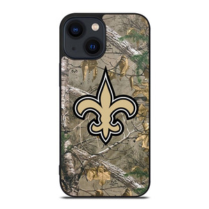 NEW ORLEANS SAINTS CAMO LOGO iPhone 14 Plus Case