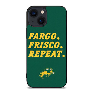 NORTH DAKOTA BISON PRIDE FOOTBALL NDSU iPhone 14 Plus Case NORTH DAKOTA BISON PRIDE FOOTBALL NDSU iPhone 14 Plus Case