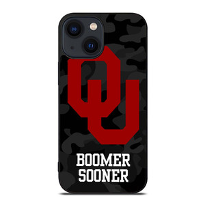 OKLAHOMA SOONERS CAMO LOGO iPhone 14 Plus Case OKLAHOMA SOONERS CAMO LOGO iPhone 14 Plus Case