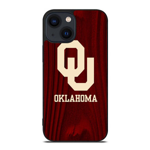 OKLAHOMA SOONERS WOODEN LOGO iPhone 14 Plus Case