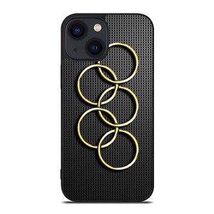 OLYMPIC RINGS GOLD CARBON iPhone 14 Plus Case