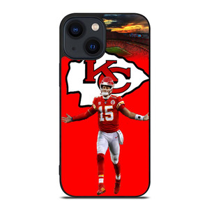 PATRICK MAHOMES KC CHIEFS LOGO iPhone 14 Plus Case