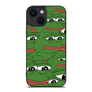 PEPE THE FROG PATTERN iPhone 14 Plus Case