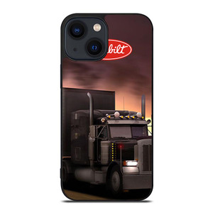 PETERBILT BLACK TRUCK iPhone 14 Plus Case