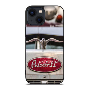 PETERBILT TRUCK METAL EMBLEM iPhone 14 Plus Case PETERBILT TRUCK METAL EMBLEM iPhone 14 Plus Case