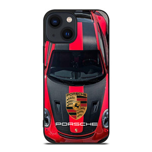 PORSCHE RED CAR LOGO iPhone 14 Plus Case