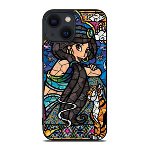 Princess Jasmine Aladdin Fairy Tale Stained iPhone 14 Plus Case Princess Jasmine Aladdin Fairy Tale Stained iPhone 14 Plus Case
