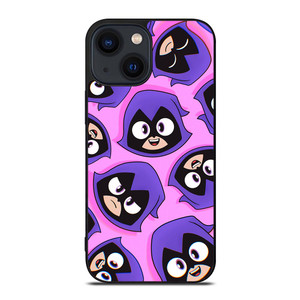 RAVEN TEEN TITANS GO PATTERN iPhone 14 Plus Case RAVEN TEEN TITANS GO PATTERN iPhone 14 Plus Case