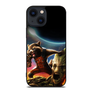 ROCKET RACCOON GROOT AVENGER iPhone 14 Plus Case