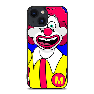 RONALD MCDONALDS MASCOT CARTOON iPhone 14 Plus Case RONALD MCDONALDS MASCOT CARTOON iPhone 14 Plus Case